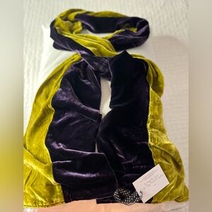 Elegant Velvet Scarf made of the finest Silk & Rayon Velvet